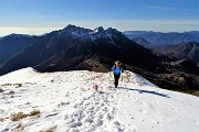 CIMA GREM (2049 m) con neve novembrina ad anello dal Colle di Zambla (Santella) il 28 novembre 2018 - FOTOGALLERY
